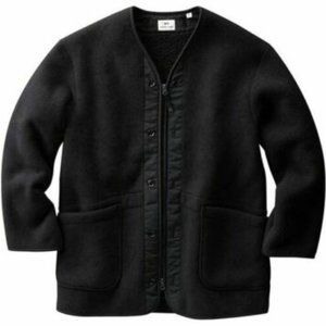 Uniqlo Engineered Garments Fleece Collarless Coat